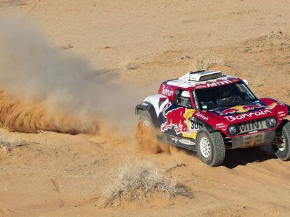 Carlos Sainz, en la etapa de este jueves.