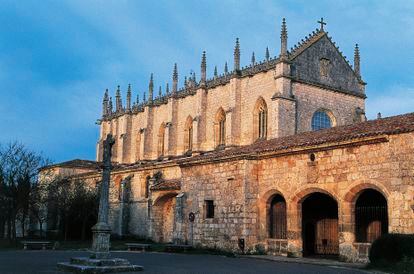 Exterior de la Cartuja de Miraflores, construida en el siglo XV, a tres kilómetros de Burgos. 