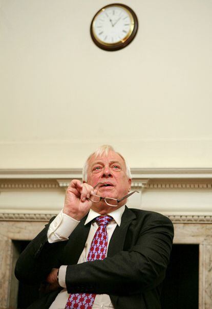 Chris Patten, en la entrevista concedida a EL PAÍS el 21 de enero de 2010 en Londres.