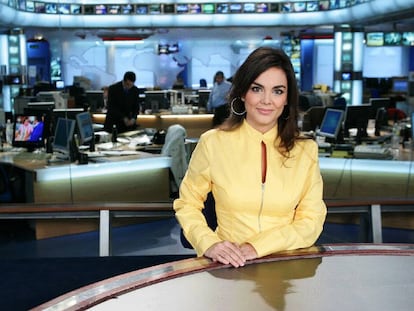 M&oacute;nica Carrillo en los Informativos de A3.