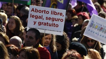 El tren de la libertad llega a Madrid contra la Ley del aborto de Gallardón