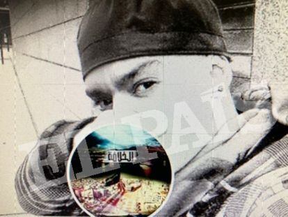 Imagen de José Luis S. C., alias 'Youssef', encontrada por la Policía en su perfil de una red social tras su primer arresto, en diciembre de 2020.