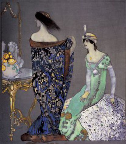 'Le Manteau bleu', obra de Gosé de 1912.