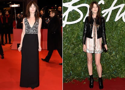 Charlotte Gainsbourg

Siendo hija de Jane Birkin y Serge Gainsbourg es casi imposible no convertirse en un icono. En sus comienzos no se separaba de la gabardina y los pantalones de campana para el día a día y siempre elegía Balenciaga en la alfombra roja. Con los años, su estilo francés ha ido evolucionando y concediendo oportunidades al riesgo sin dejar de ser prudente.