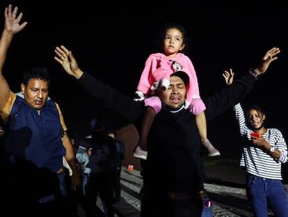 Migrantes en la frontera con Estados Unidos