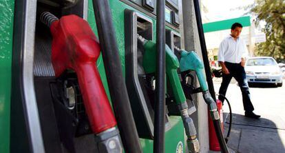 Surtidor de una gasolinera.