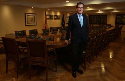 El presidente de CEOE, Antonio Garamedi