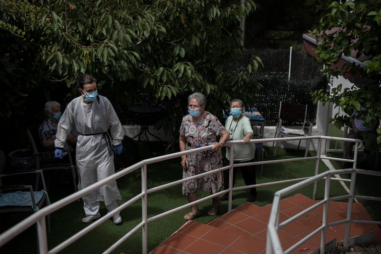 Una imagen de la residencia geriátrica Gravi,en Polinyà, en Barcelona.