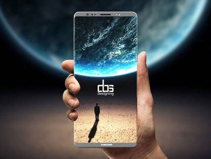El Samsung Galaxy Note 8 dirá adiós a las esquinas redondeadas de su pantalla