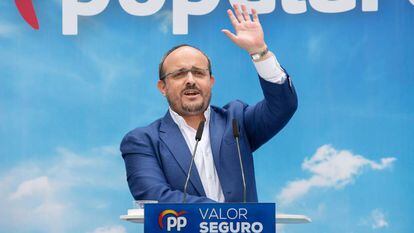 El presidente del PP de Cataluña, Alejandro Fernández.