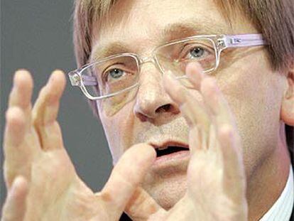 El primer ministro, Guy Verhofstadt, en septiembre.