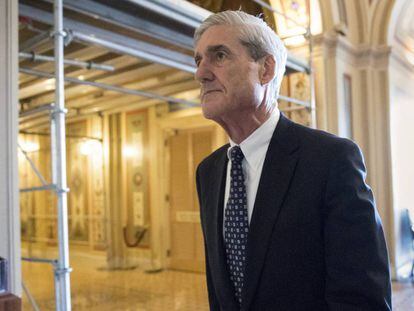 El fiscal especial, Robert Mueller, en el Capitolio.