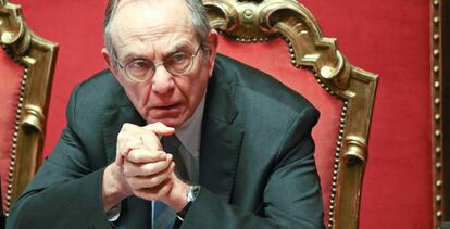 Pier Carlo Padoan, ministro de Economía y Finanzas de Italia.
