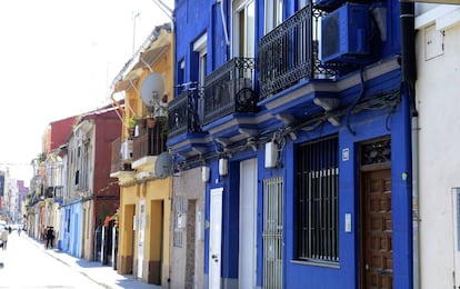 Otra de las zonas del barrio valenciano.