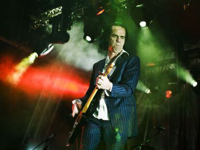 Nick Cave, en el Primavera Sound de Barcelona durante su última visita a España, en mayo de 2011.