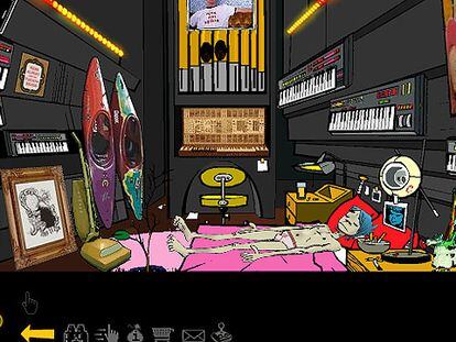 El sitio del grupo musical Gorillaz ha sido premiado por su combinación de música y animación.