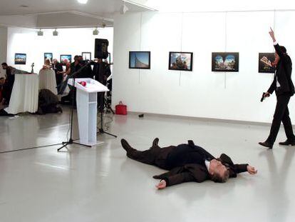 Asesinato del embajador ruso en Turquía, Andrei Karlov, el lunes en Ankara.
