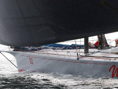 El 'Will Oats XI' durante la llegada a la meta de la Sydney Hobart 2018