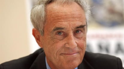 El periodista y escritor José María Carrascal, durante la presentación de su último libro, ´España. La nación inacabada`.
