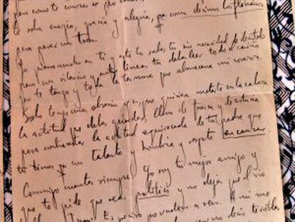 Carta de Federico García Lorca a Ramírez de Lucas