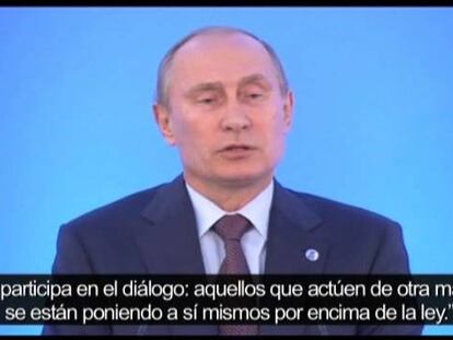 El presidente ruso, Vladímir Putin.