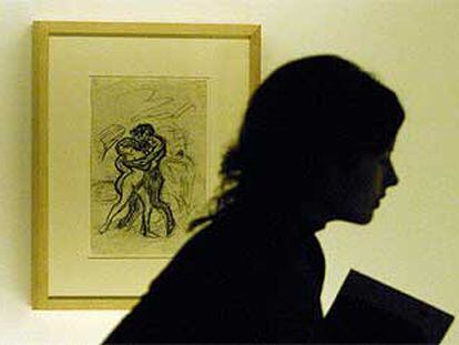<i>La violación,</i> de Picasso, en la exposición <i>El salvaje europeo</i>.