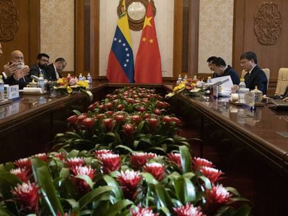 Reunión entre delegaciones china y venezolana el pasado 16 de enero.