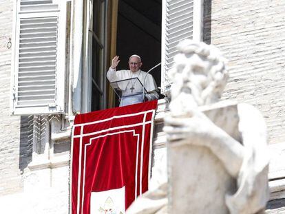 Papa Francisco, este domingo en el Vaticano.