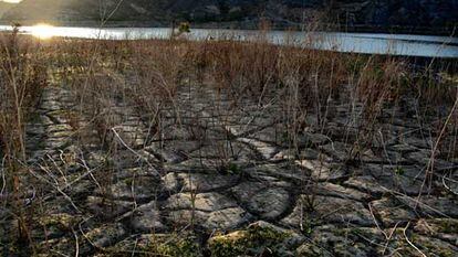 El pantano de Cuevas de Almanzora, en Almería, registra el efecto de la falta de lluvias.