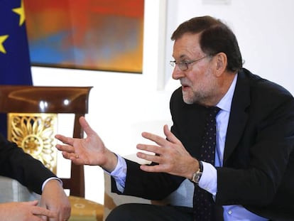 El presidente de la Comisión Europea, Jean-Claude Juncker, y el presidente del Gobierno, Mariano Rajoy.