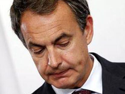 José Luis Rodríguez Zapatero, el 22 de mayo de 2011.