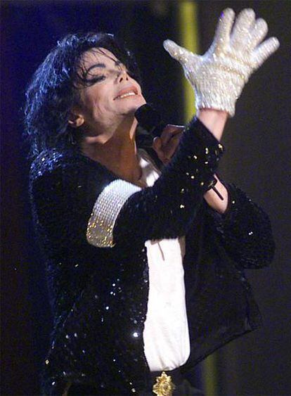 Shuanghao Michael Jackson Cosplay Billie Jean guantes de concierto de punk brillantes dorados hechos a mano 