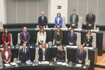 Imagen del pleno del Ayuntamiento de Madrid de este martes