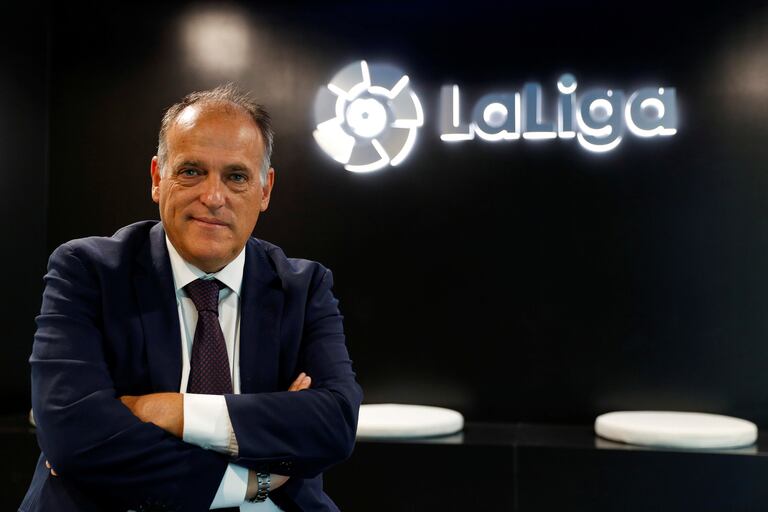 El presidente de LaLiga, Javier Tebas.