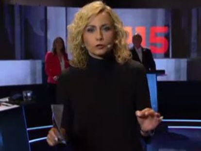 M&ograve;nica Terribas, al debat de TV3.