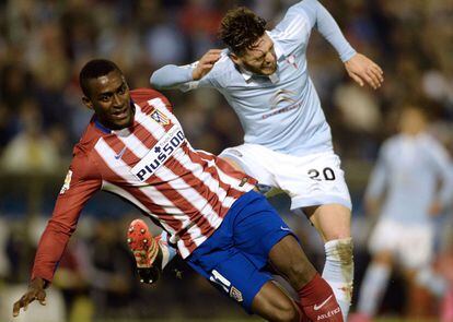 Jackson, durante el partido de ida de cuartos de final de la Copa ante el Celta