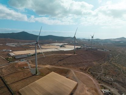 Dos parques eólicos en Gran Canaria.