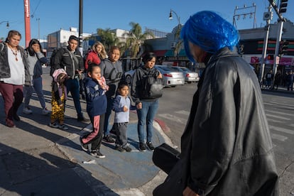 El músico, en las calles de Tijuana, en febrero.