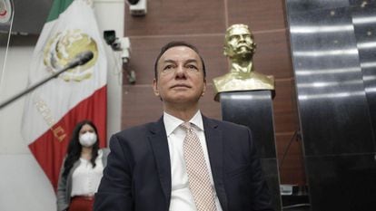 El secretario técnico del Senado, José Manuel del Río Virgen, en la Cámara alta en una imagen de junio de 2020.