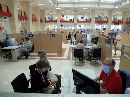 Oficina de la Agencia Tributaria en Madrid.