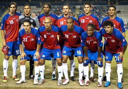 Alineaición de Costa Rica ante Jamaica en el último partido amistoso