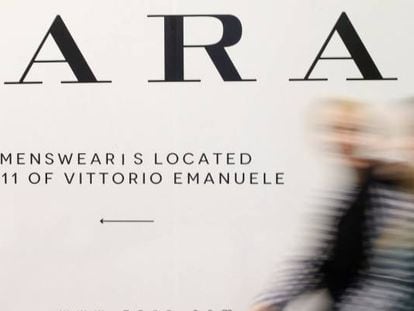 Exterior de una tienda de Zara en Milán.