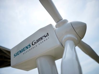 Una de las turbinas de Siemens Gamesa.
