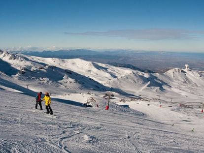 Una pista de la estación de Sierra Nevara el pasado 29 de diciembre.