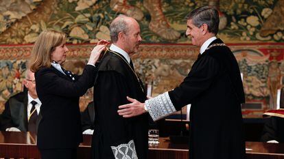El exministro Juan Carlos Campo tomaba posesión en enero como nuevo magistrado del Tribunal Constitucional.