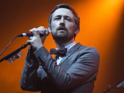 Neil Hannon en un concierto en Vilanova i la Geltr&uacute; (Barcelona), el pasado julio.