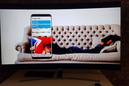El Galaxy S8 puede funcionar como un mando multiusos para accionar la lavadora, el aire acondicionado o el televisor.