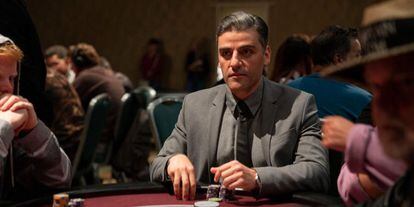 Oscar Isaac, en 'El contador de cartas' (2021) de Paul Schrader.
