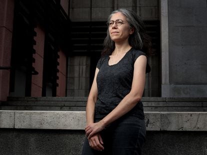 Olga Belmonte en el barrio de Chamberi en Madrid, el 11 de julio de 2022.