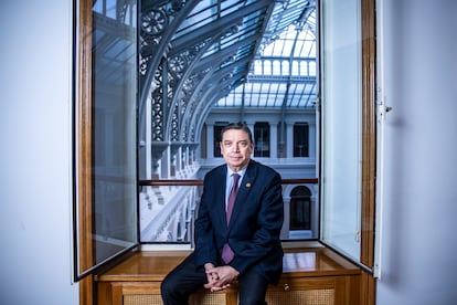 Luis Planas, en la sede del ministerio, en Madrid.